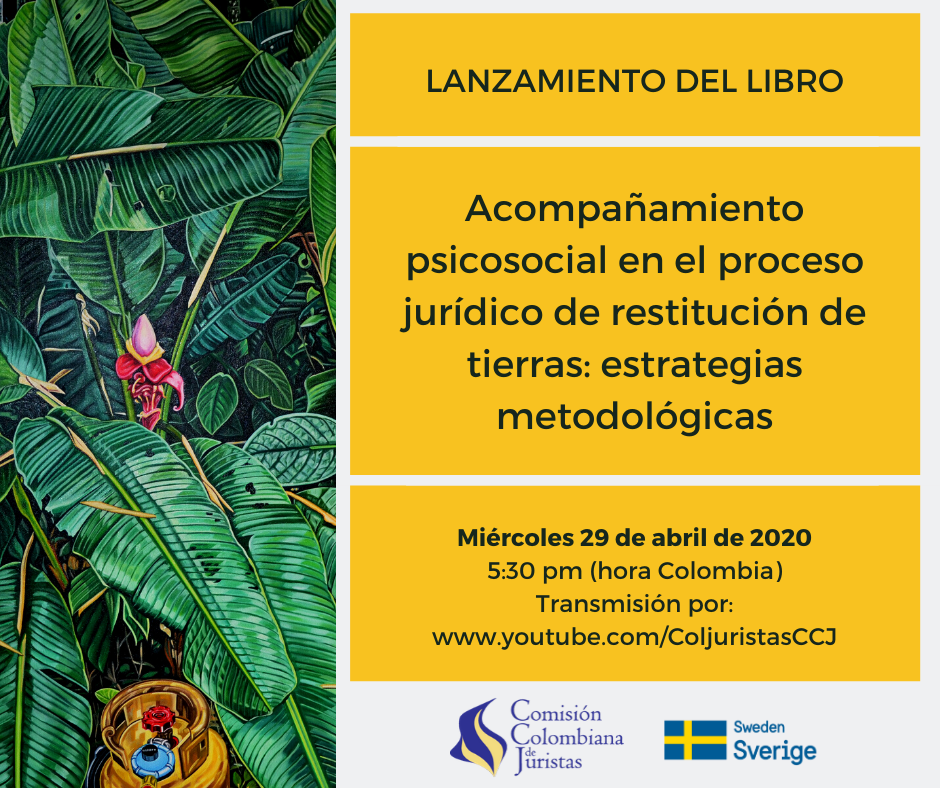 Lanzamiento Del Libro: Acompañamiento Psicosocial En El Proceso ...